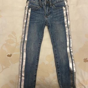 Girls Joes Jeans with silver lining - size 5